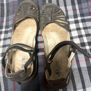 JBU Women's Black Sandals